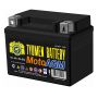 Автомобильный аккумулятор Тюмень 6МТС-4 AGM 4А/ч-12V ст EN50 болт обратная 114x70x86